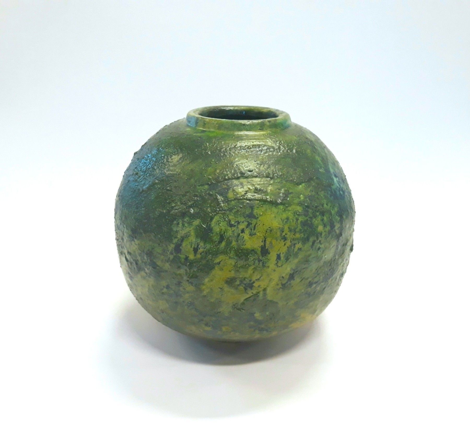 Vase boule - vert
