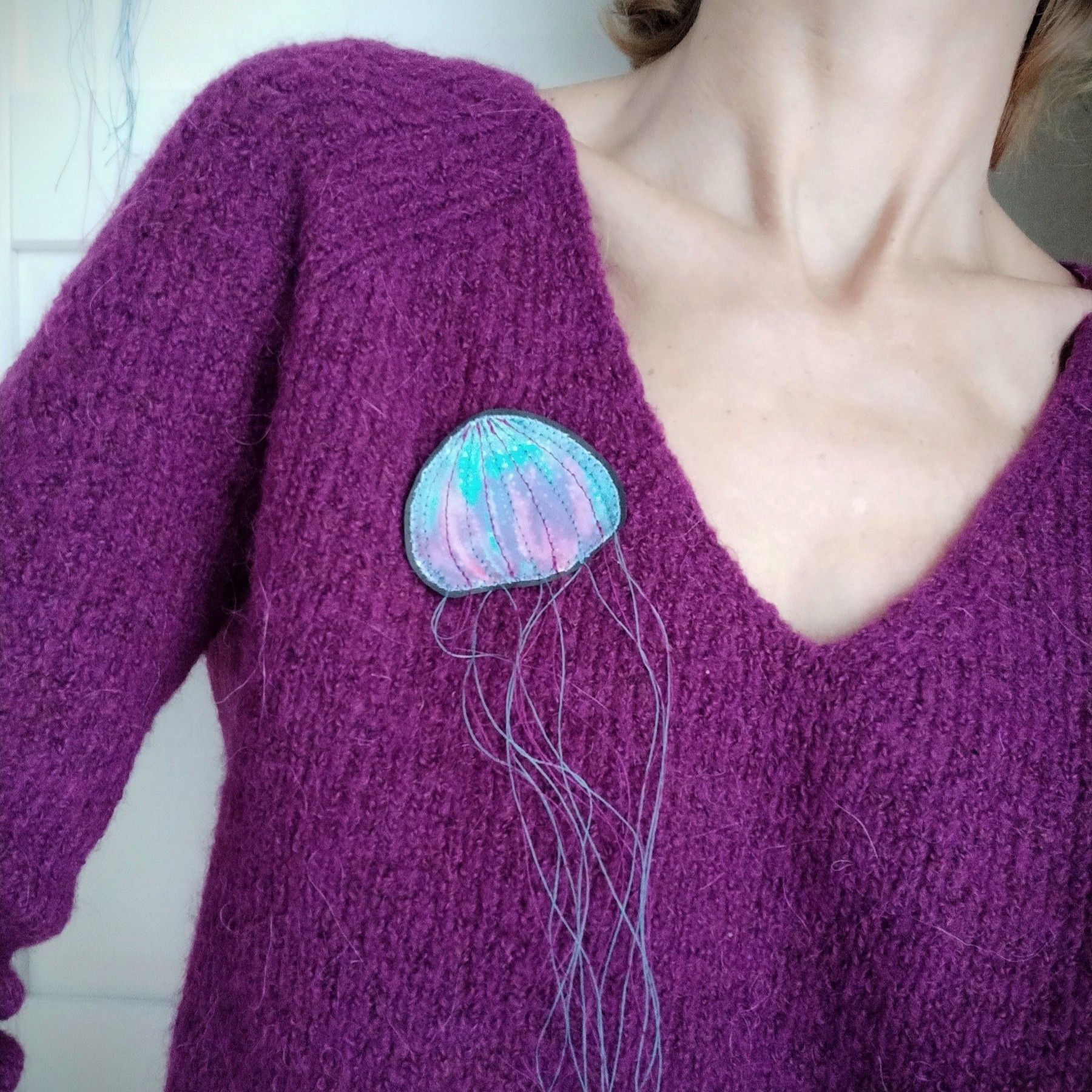 Broche méduse Ikaria