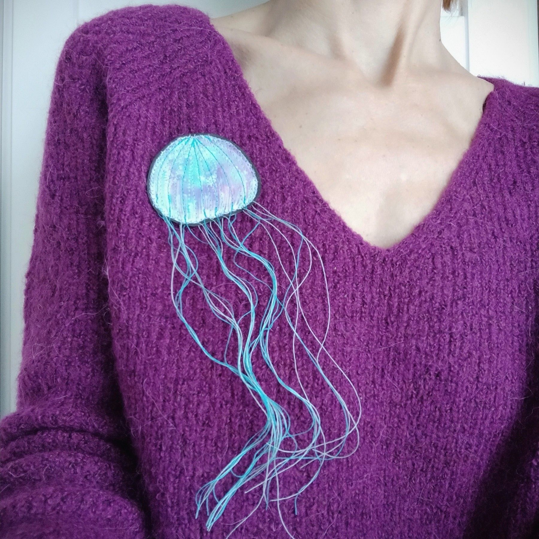 Broche méduse Hydra