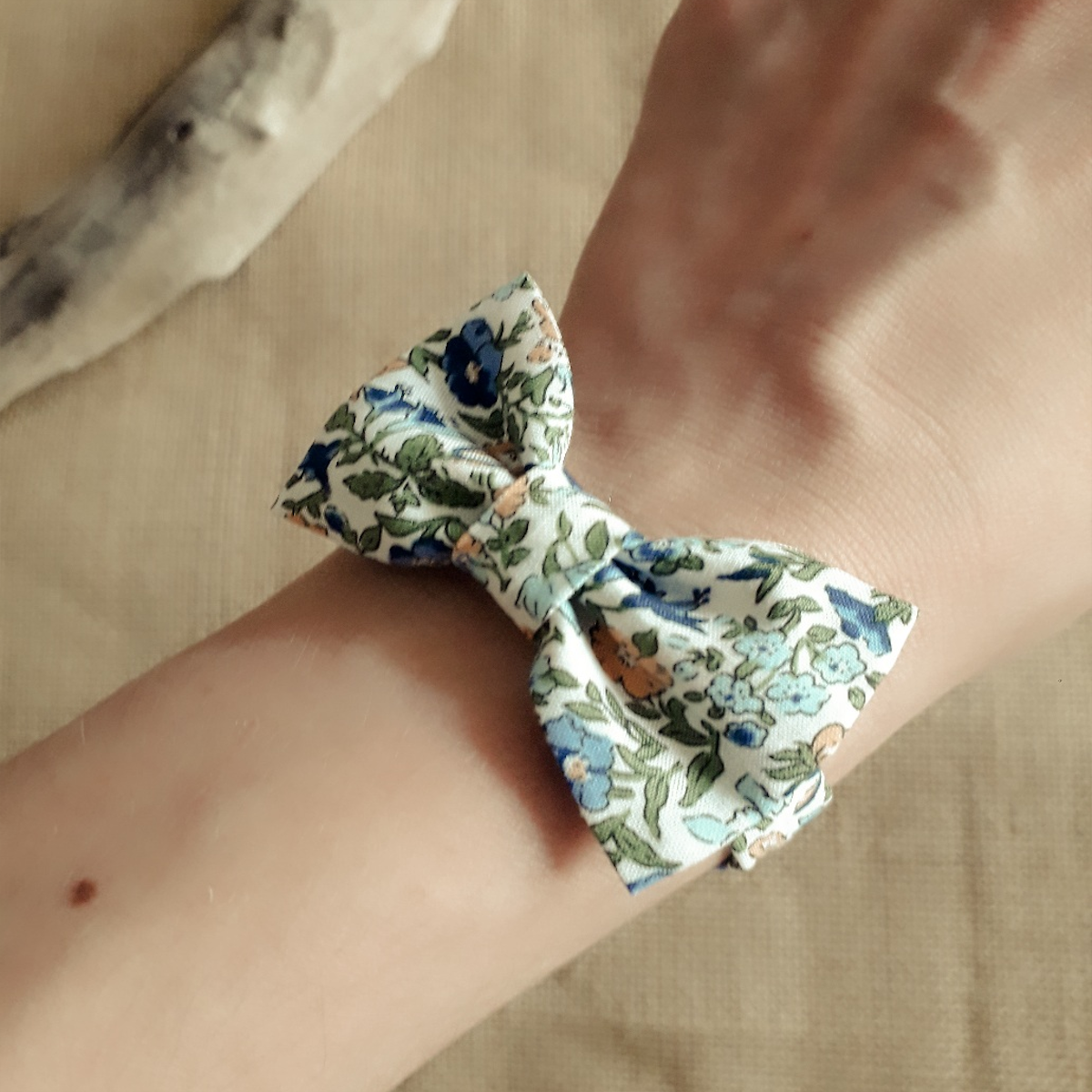 Bracelet noeud en tissu taille adulte