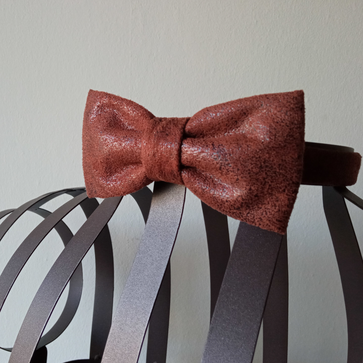 Sublime noeud papillon en simili cuir