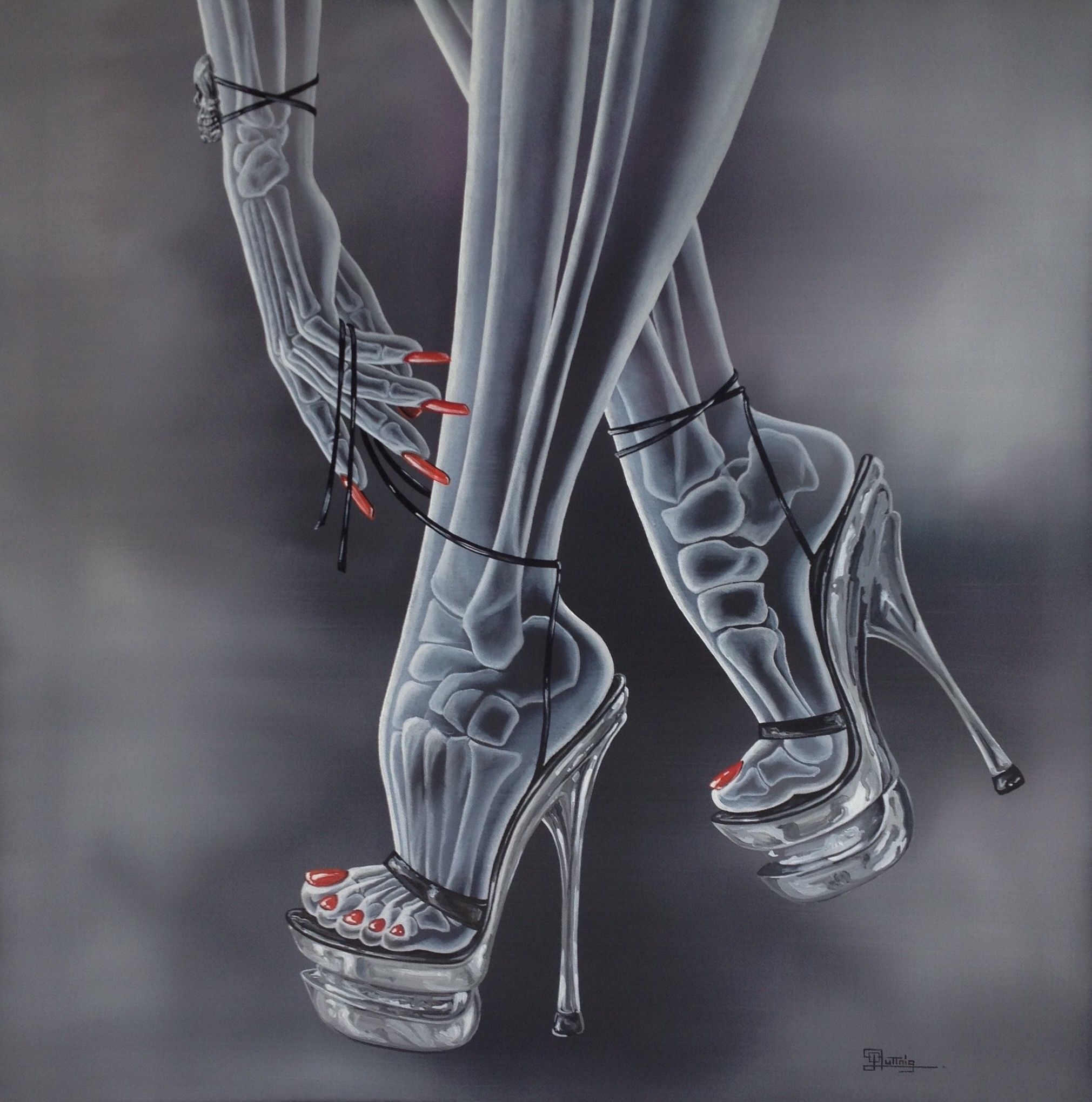 Xtrem heels skeleton