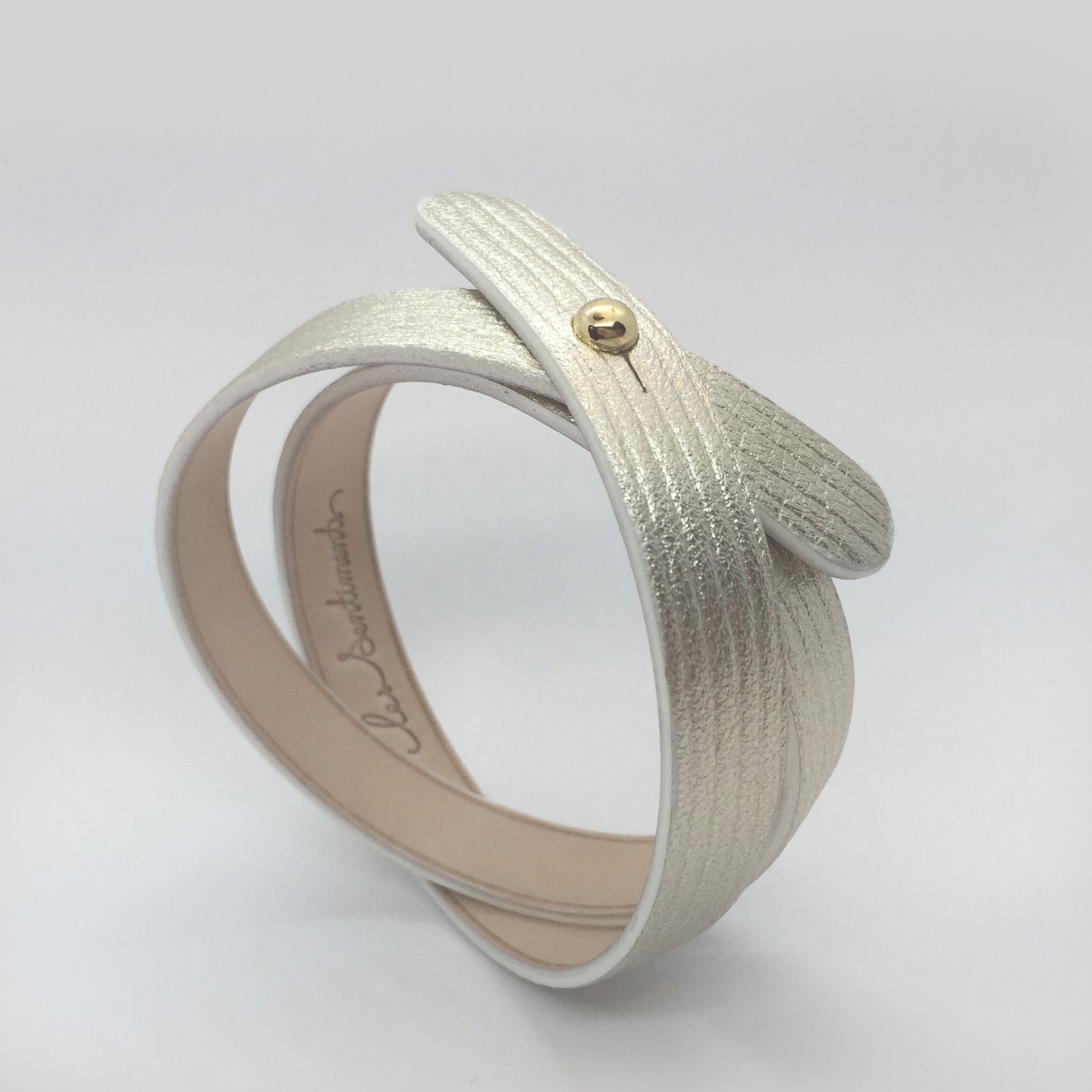 Bracelets “Amitié” double tour, doré