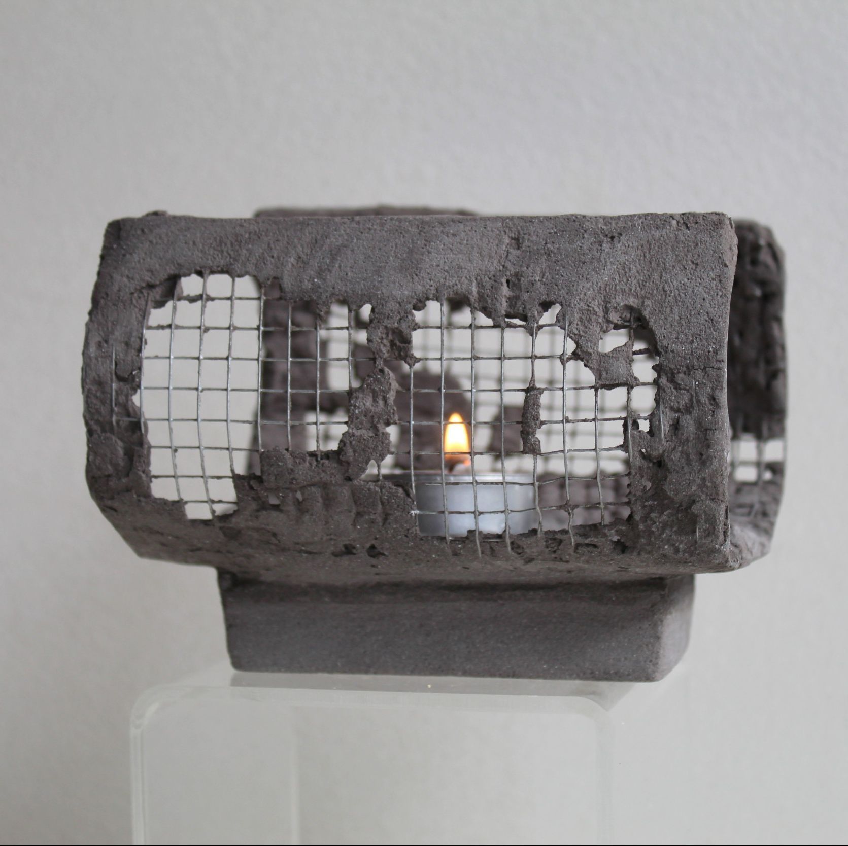 Photophore grillagé