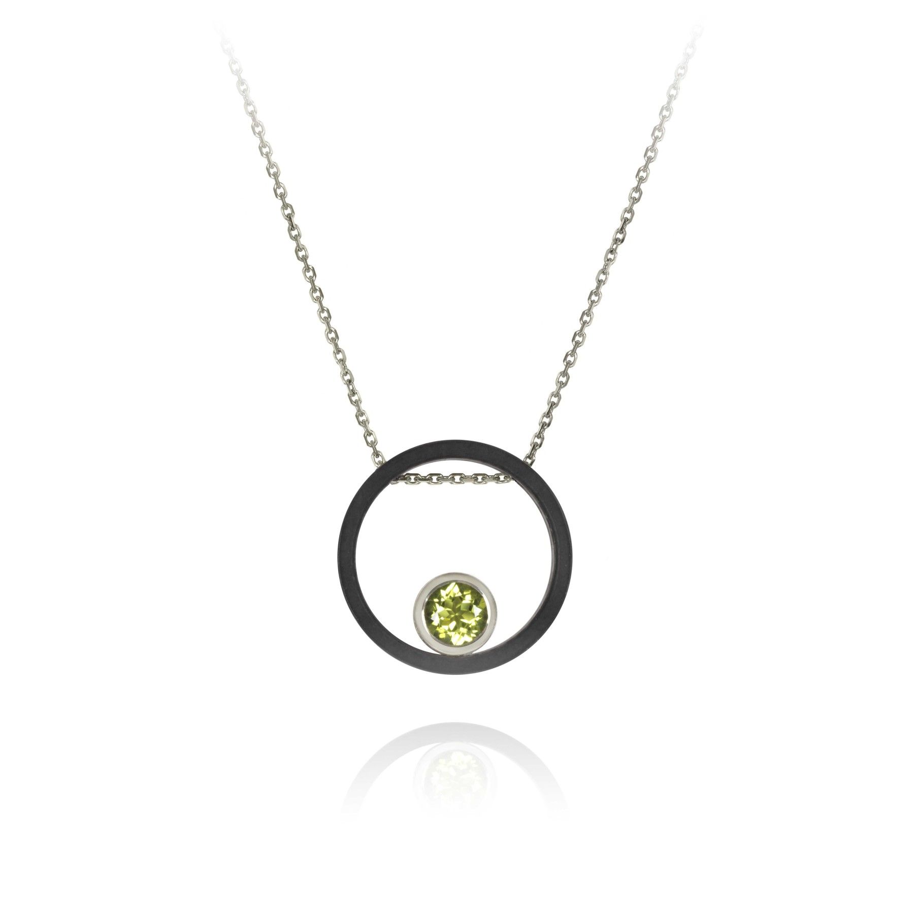 Collier Cercle Carbone