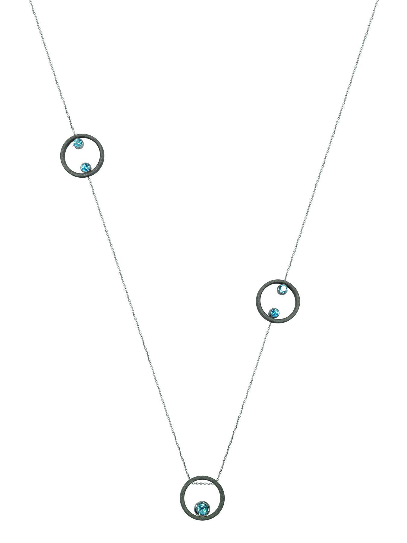 Sautoir Cercle titane