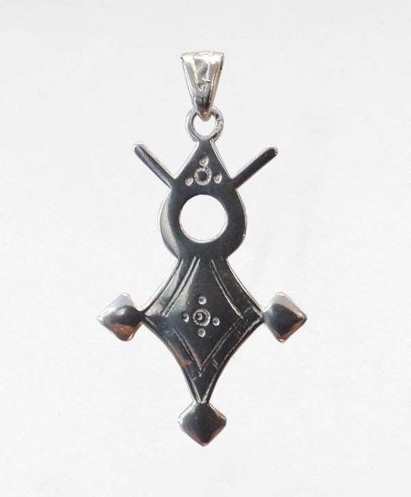 Pendentif croix du sud argent massif