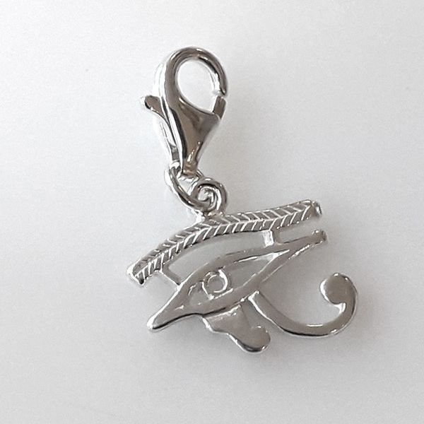 Bracelet Charms oeil d'Horus argent