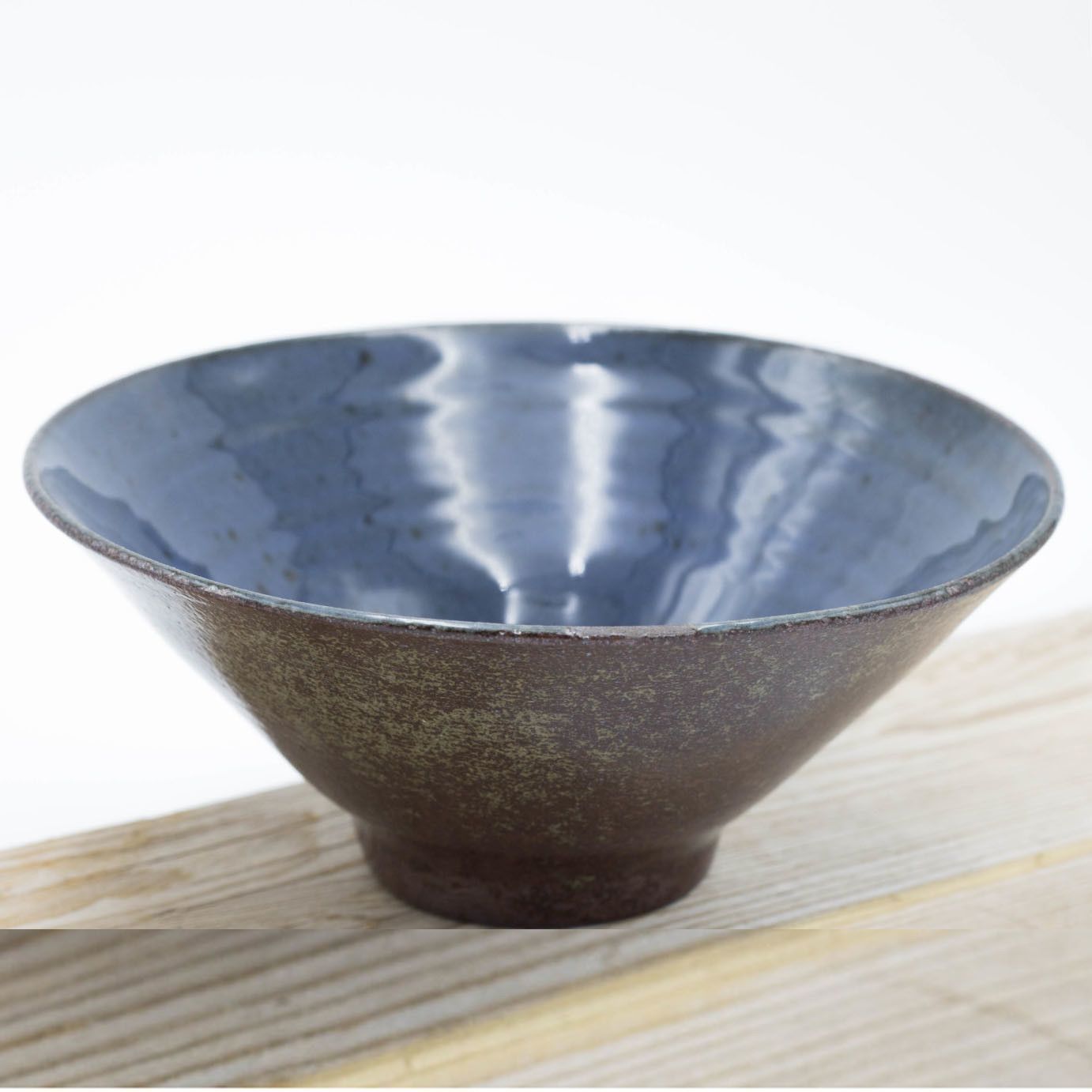 Bol noodle bleu Marinou (grès)