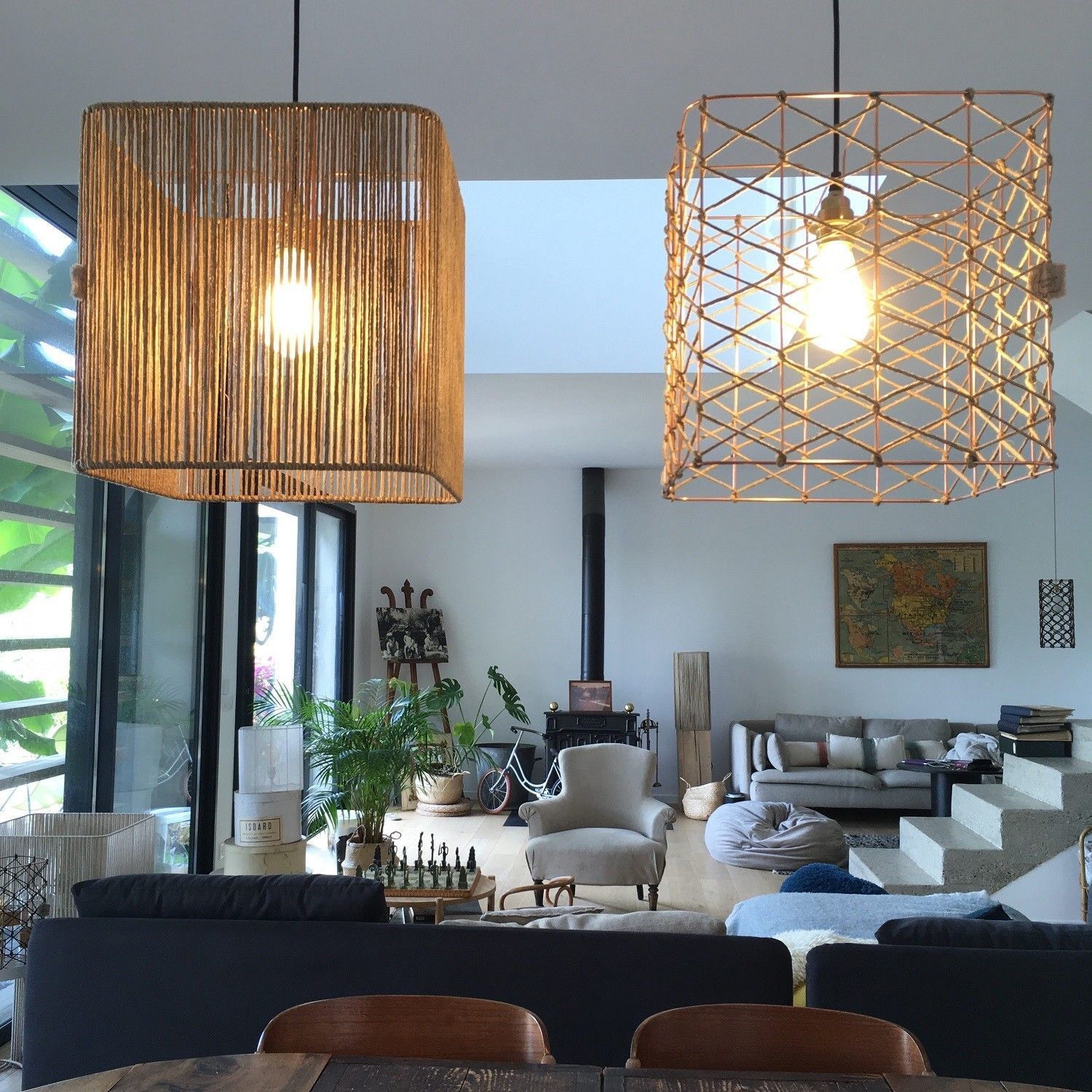 Suspension carrée Straight