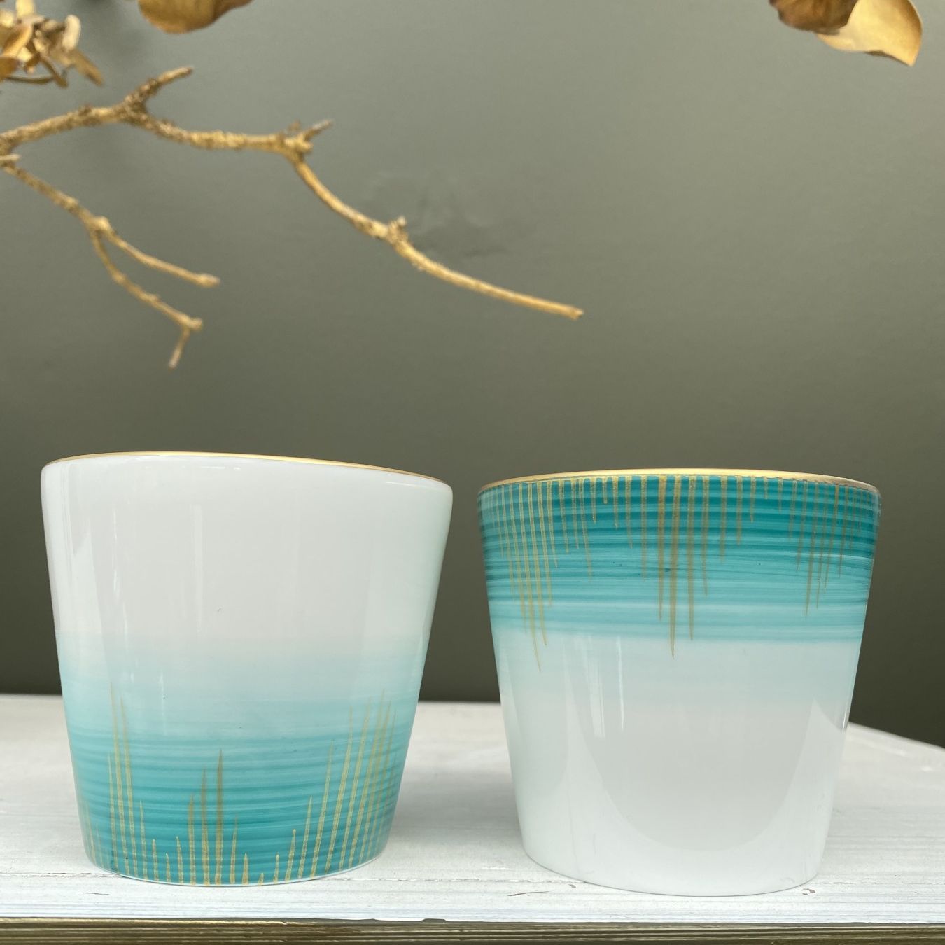 Ensemble de deux gobelets Saulire