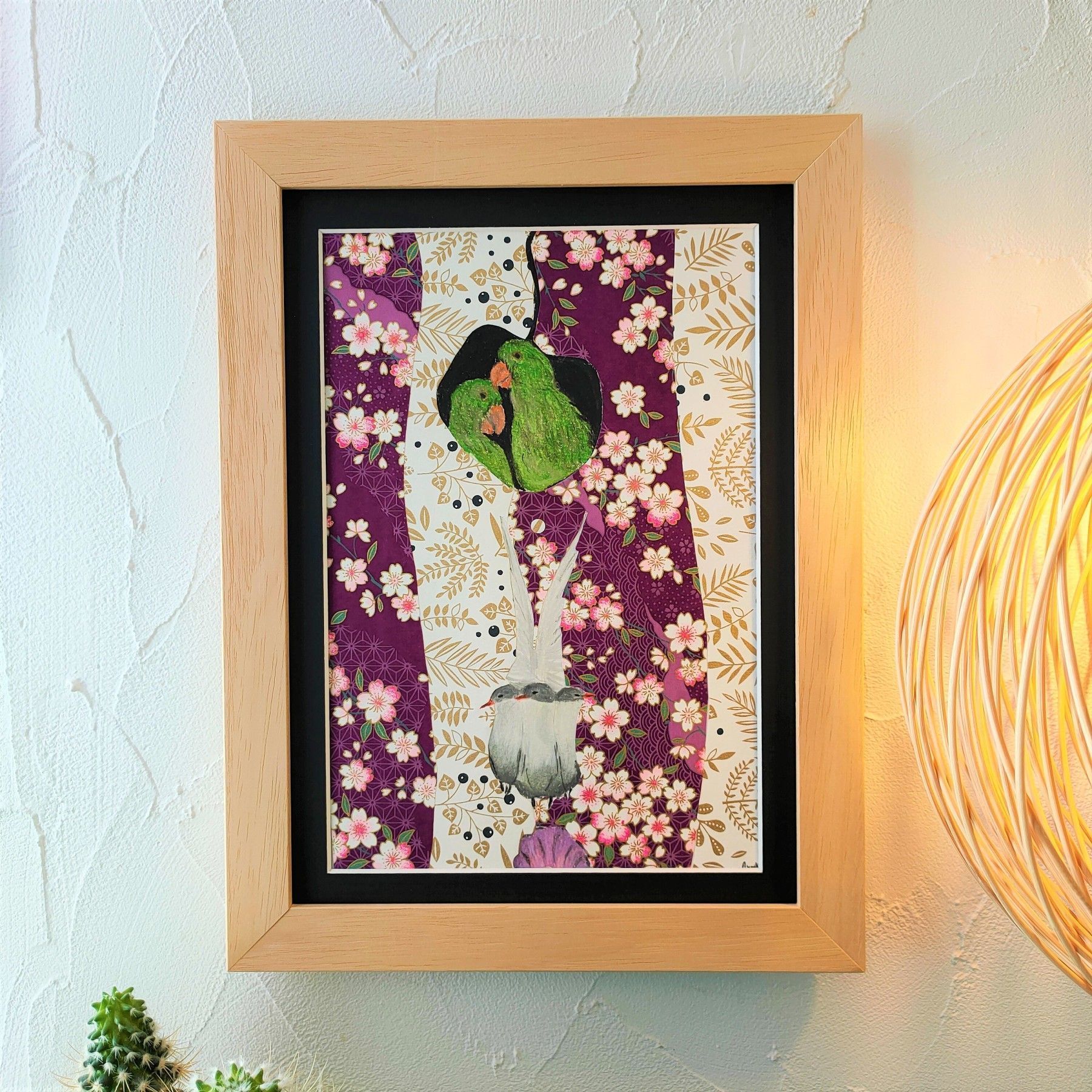 À la verticale - dessin encadré