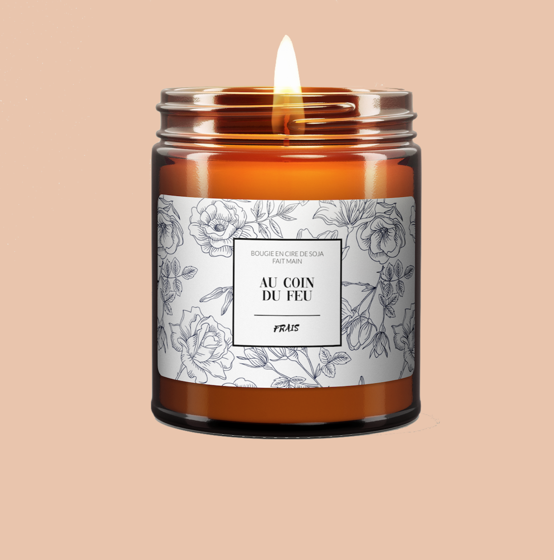 Bougie parfumée | au coin du feu