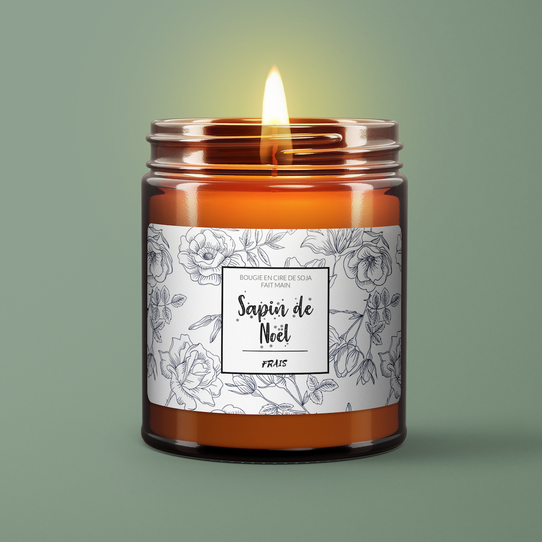 Bougie parfumée | Sapin de Noël