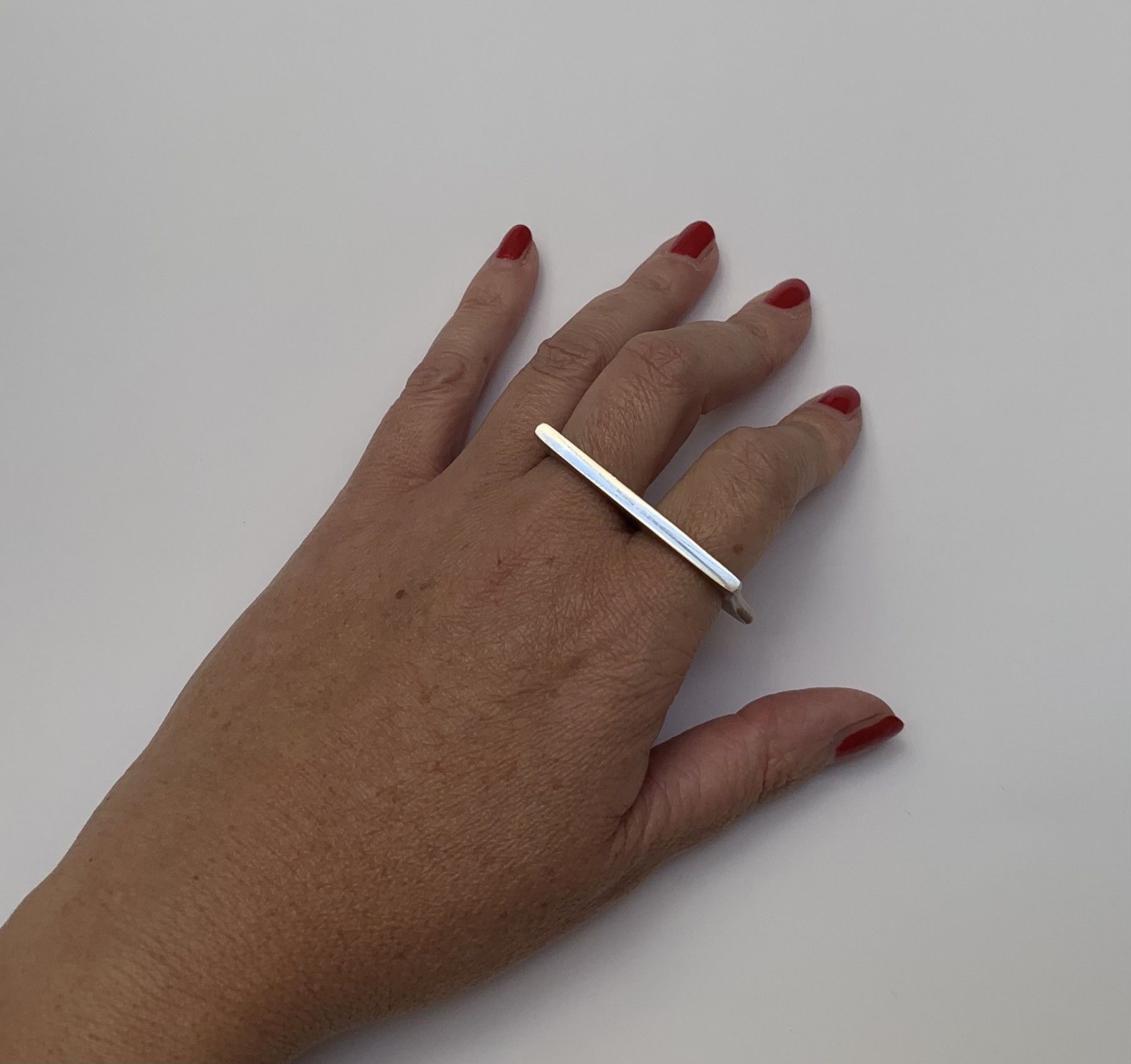 Bague mixte Blade, argent