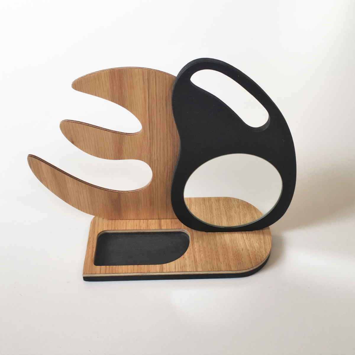 Miroir support à bijoux Gem