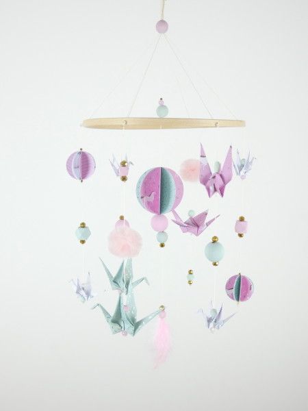 Mobile Bebe Licorne Origamis Et Cercle En Papier Rose Et Vert Eau L Atelier Des Createurs Mobile Bebe Licorne Origamis Et Cercle En Papier Rose Et Vert Eau L Atelier Des Createurs