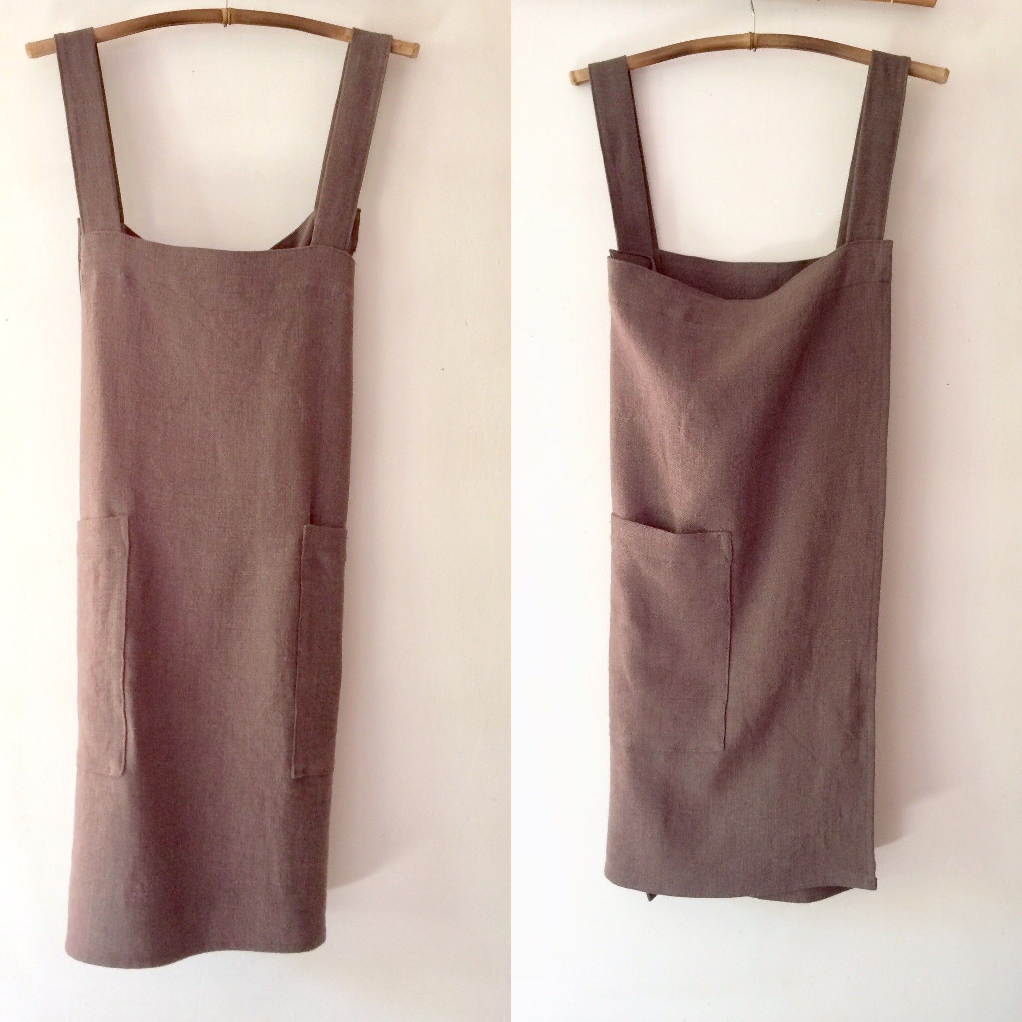 Tablier Pinafore Marron