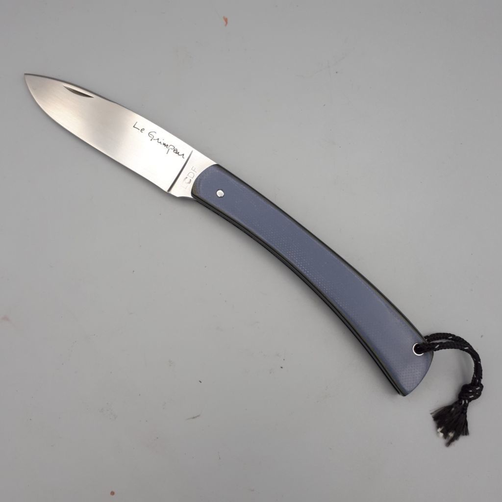 Couteau Grimpeur G10 gris/noir