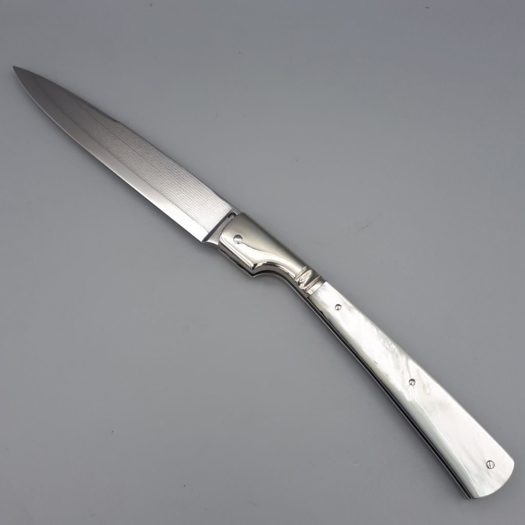 Couteau Le Vendetta suminagashi & nacre