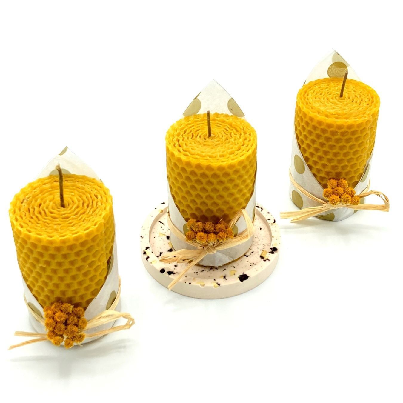 Lot de 3 bougies Tea Light longues
