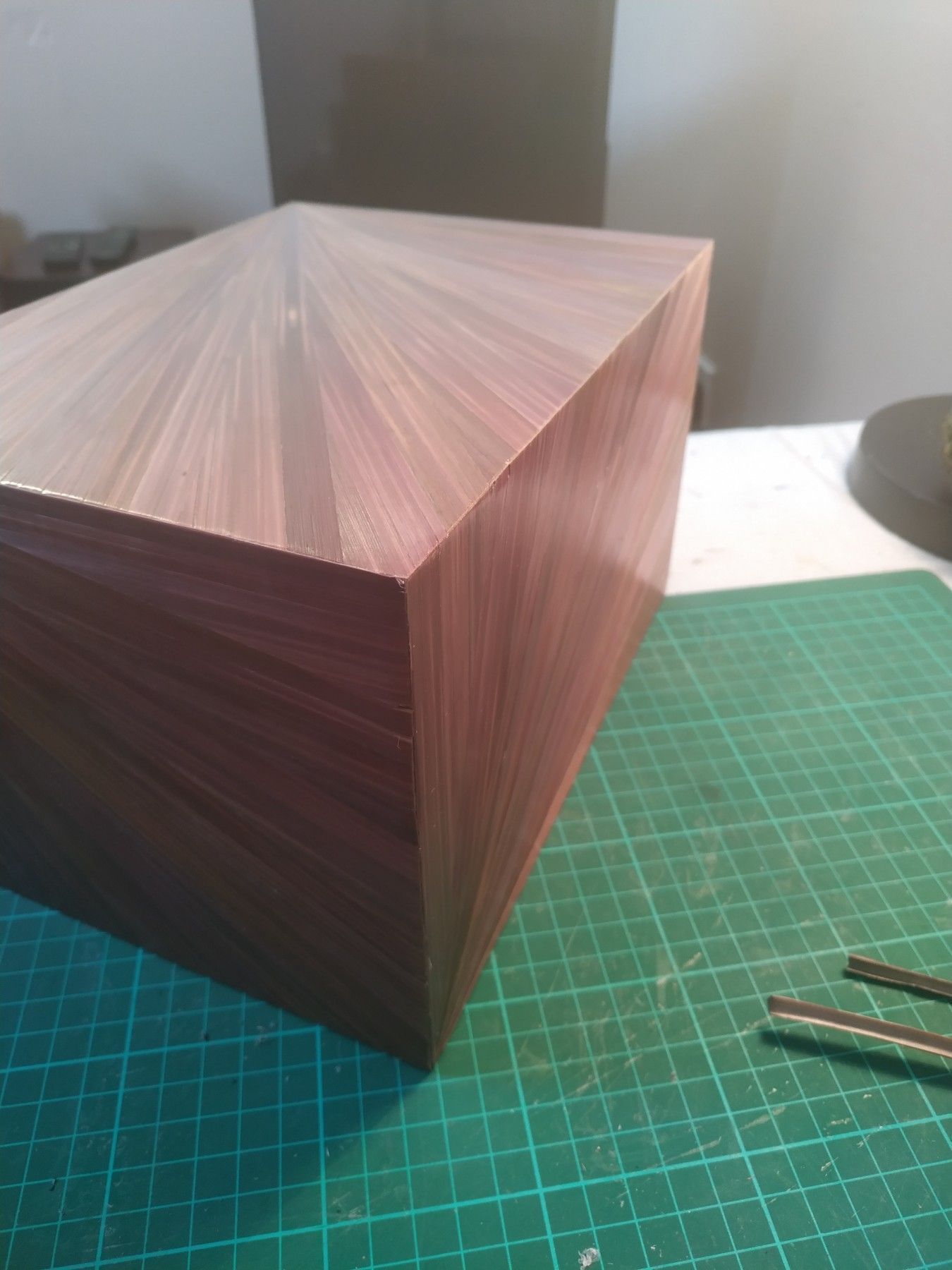 Boîte à bijoux bordeaux