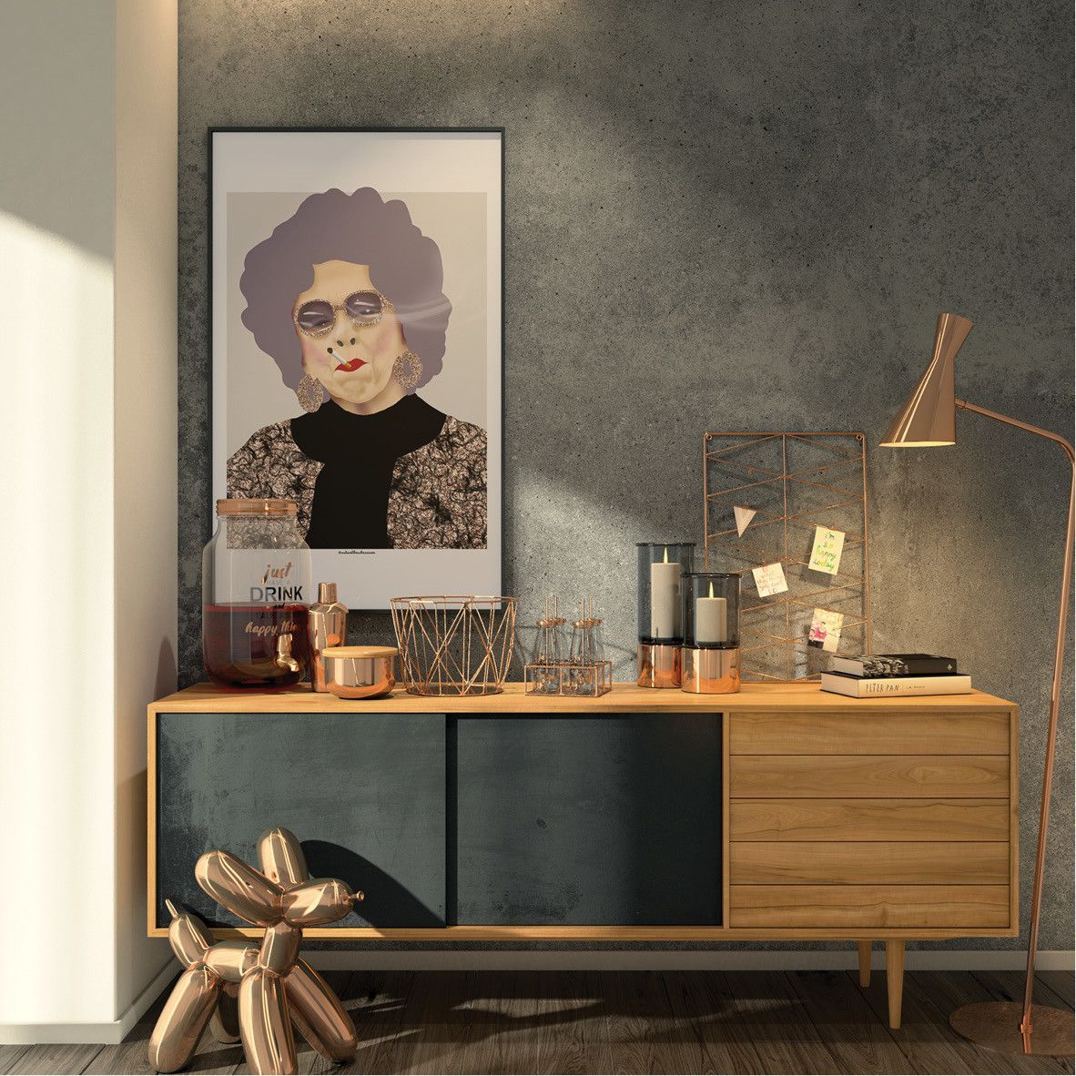 La grand-mère bling-bling