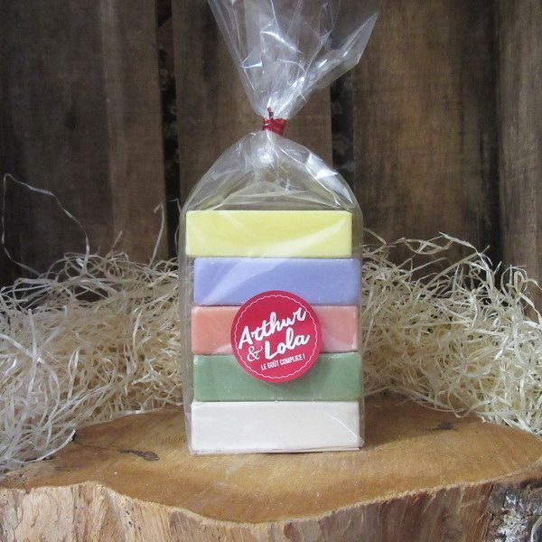 Savon au lait d'anesse parfum naturel Lilas