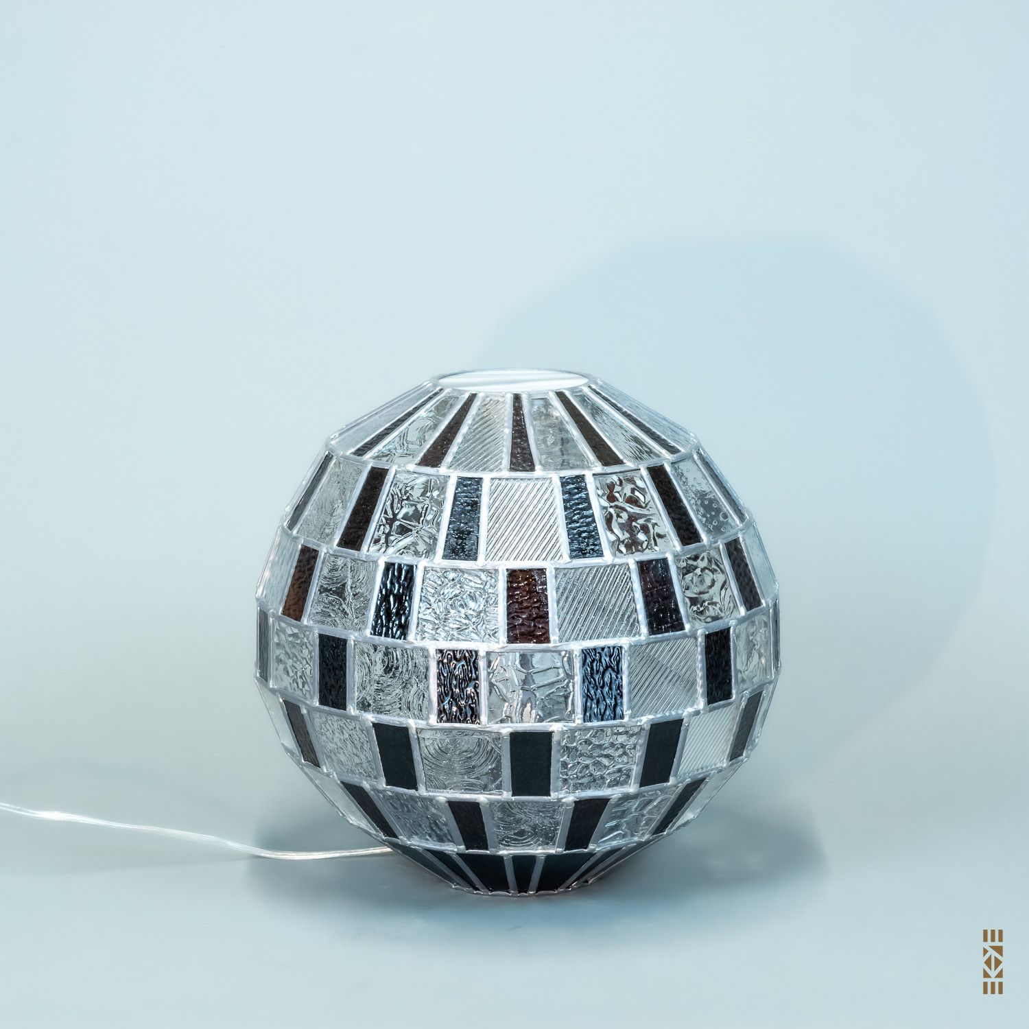 Lampe Art Déco vitrail Alfons M.-333