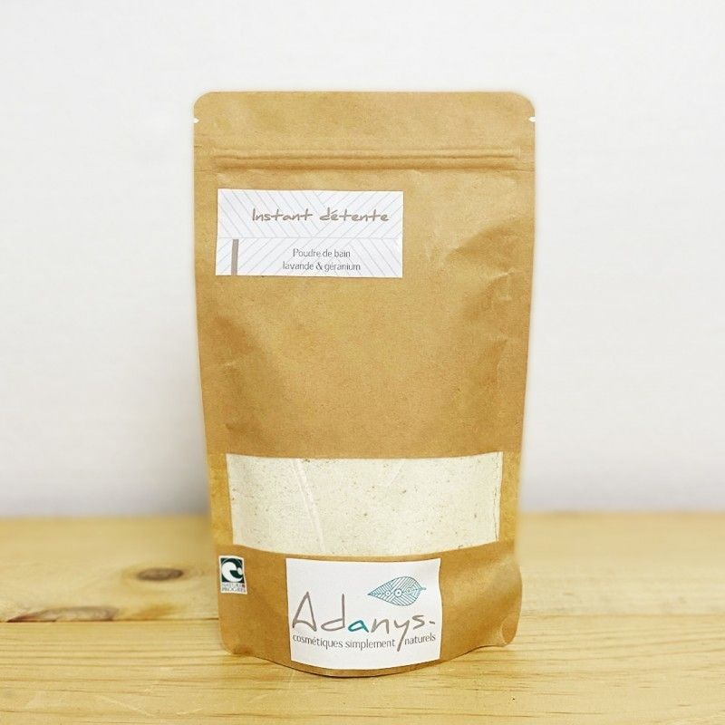 Poudre de bain effervescente & apaisante - Lavande et Géranium