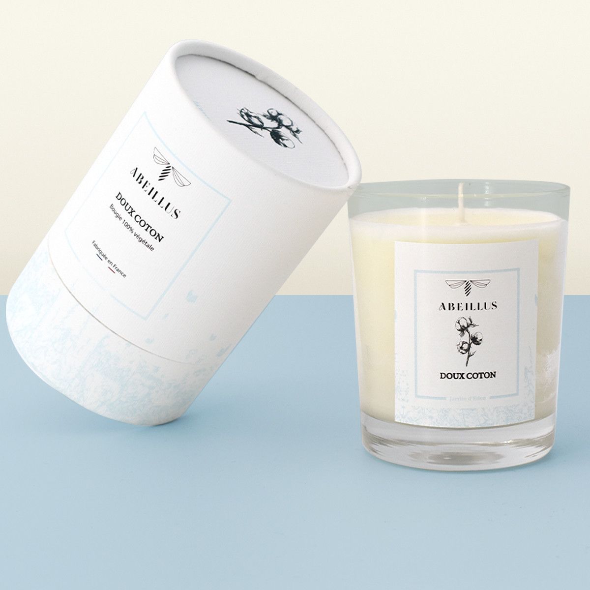 Bougie Doux coton - Collection Jardin Rêvé
