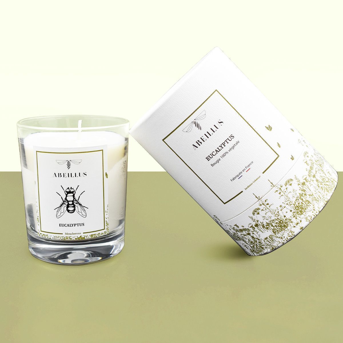Bougie Eucalyptus - Moucherons - Collection Jardin en Été