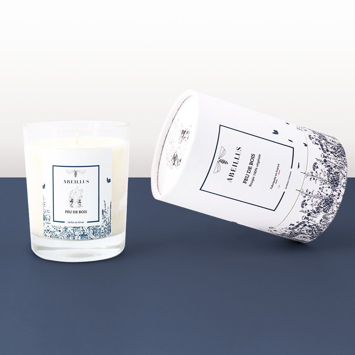 Bougie Feu de Bois - Collection Jardin en Hiver