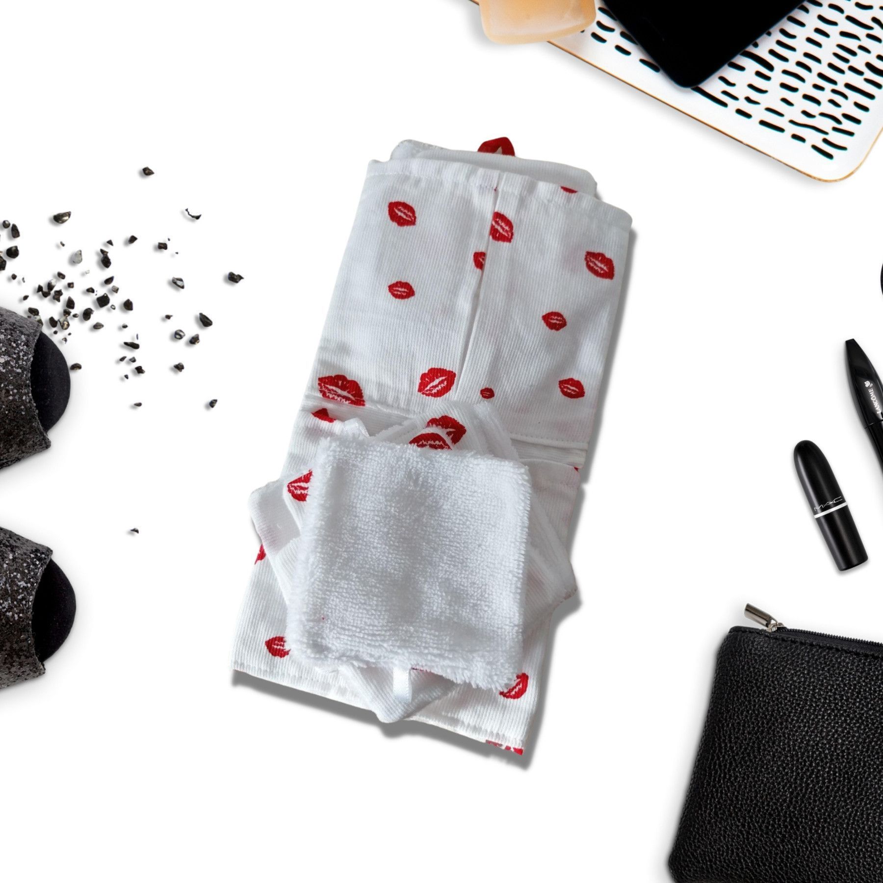 Lot Cara - Lingettes et sa pochette assortie