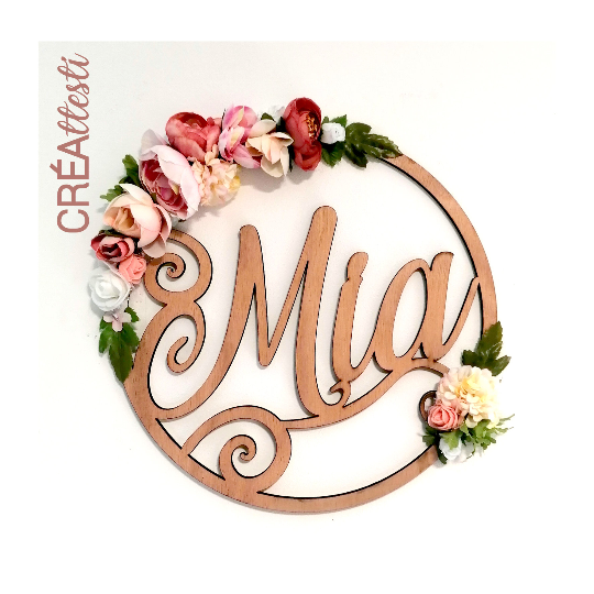 Couronne Prenom Florale L Atelier Des Createurs