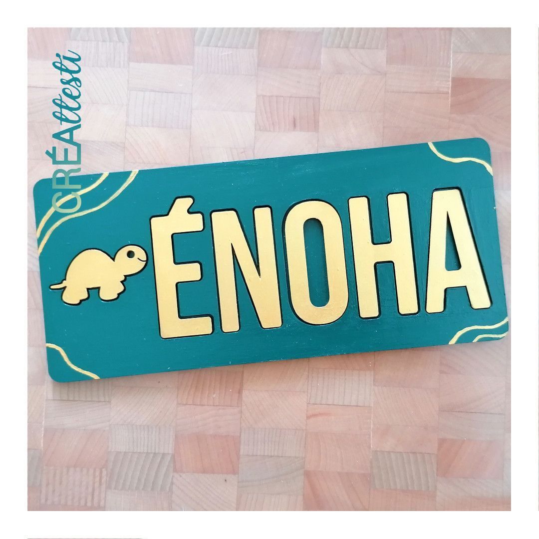 Puzzle prénom & motif