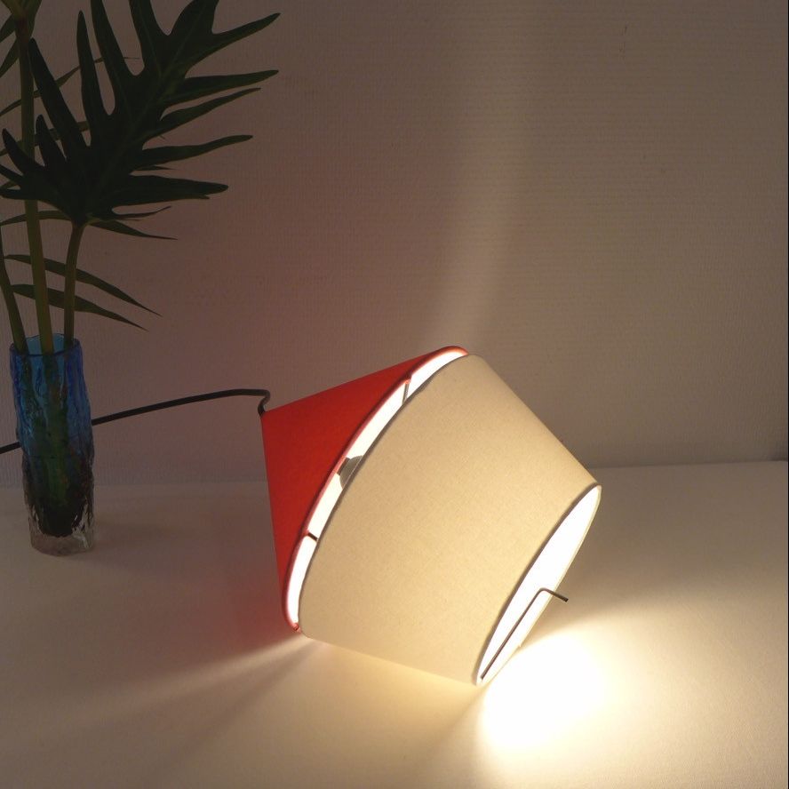 lampe Toupie rose