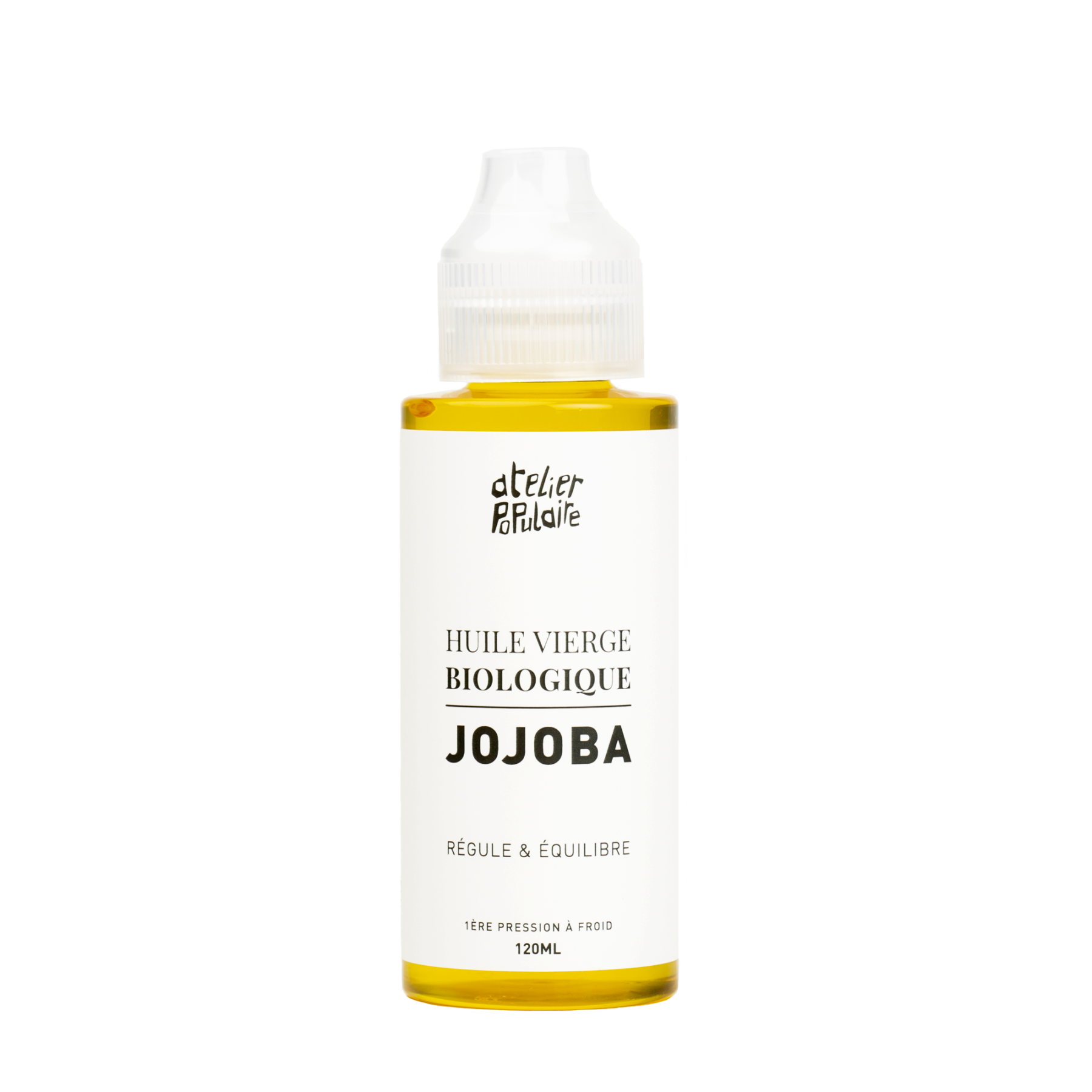 Huile vierge de Jojoba certifiée bio - Atelier Populaire - 120ml