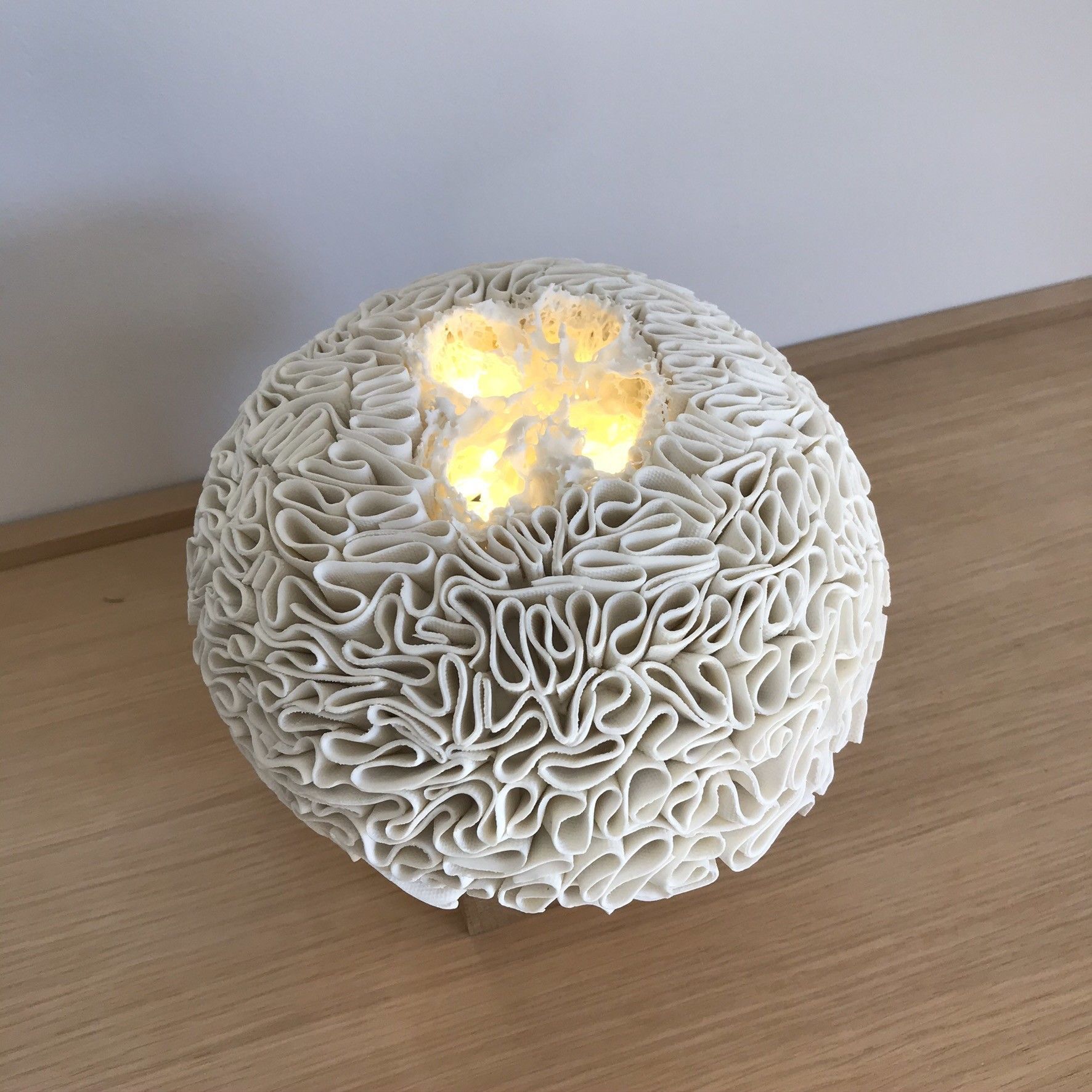 Sculpture lumineuse Abysse