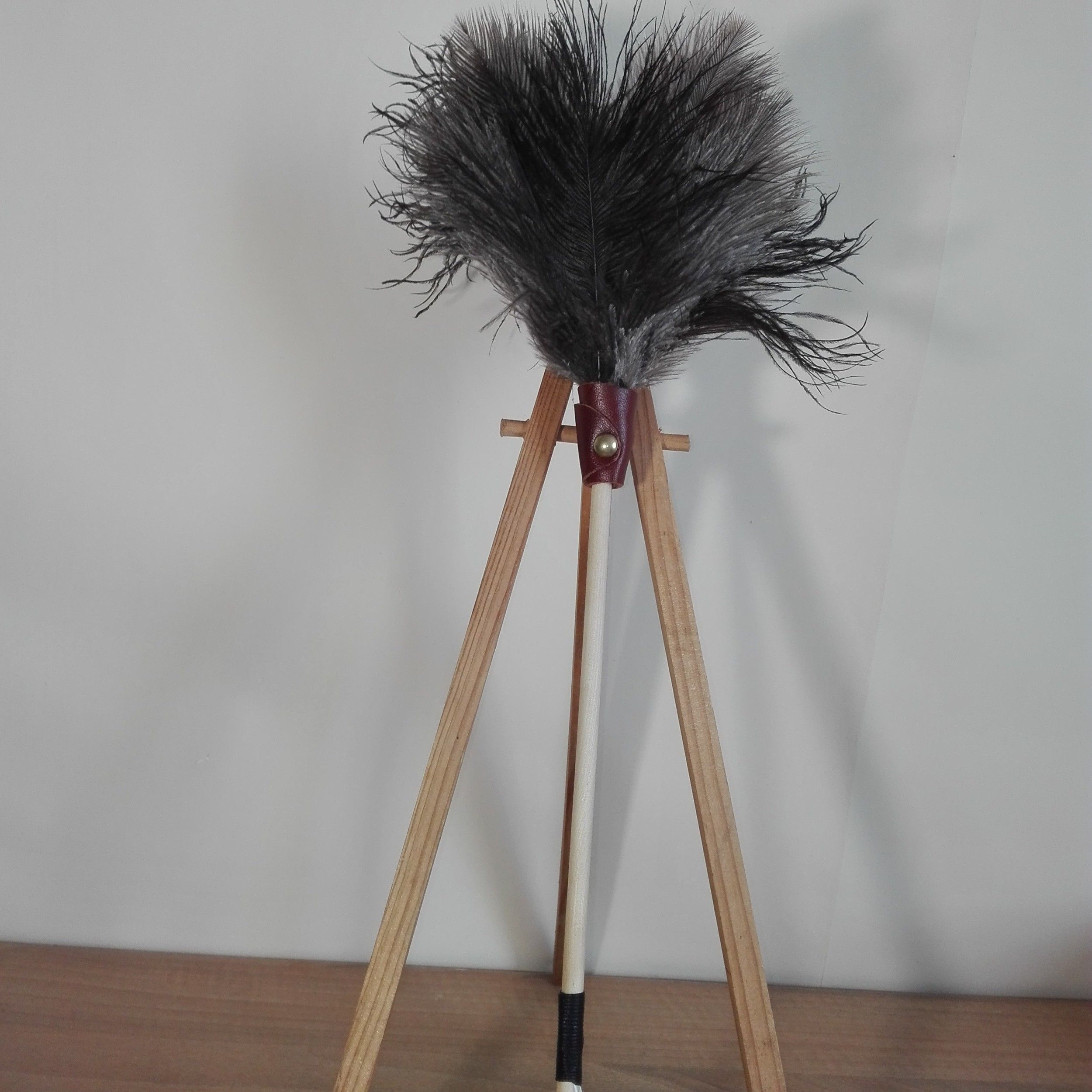 Plumeau en plumes d'autruches collection Saphir