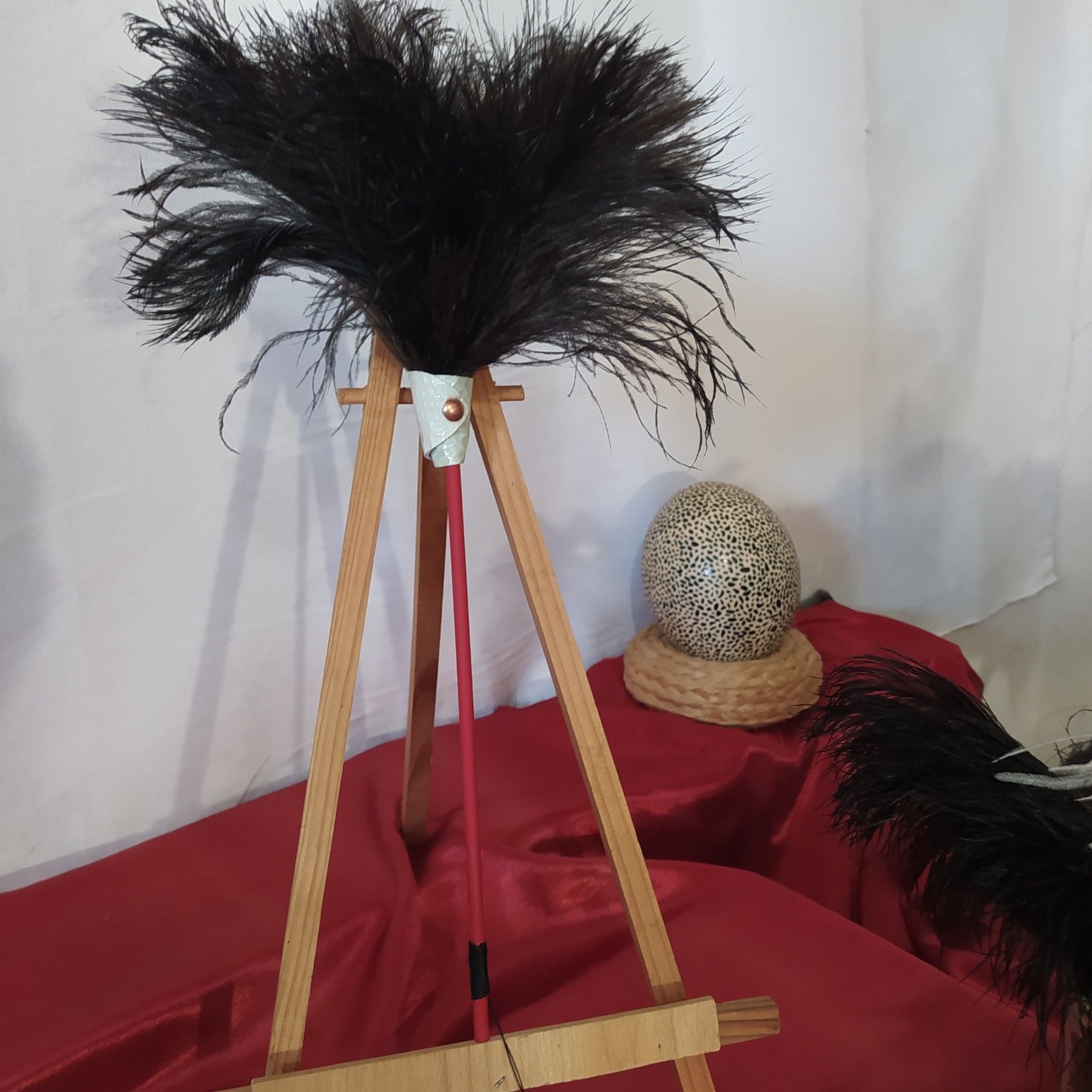 Plumeau en plumes d'autruches, collection Saphir