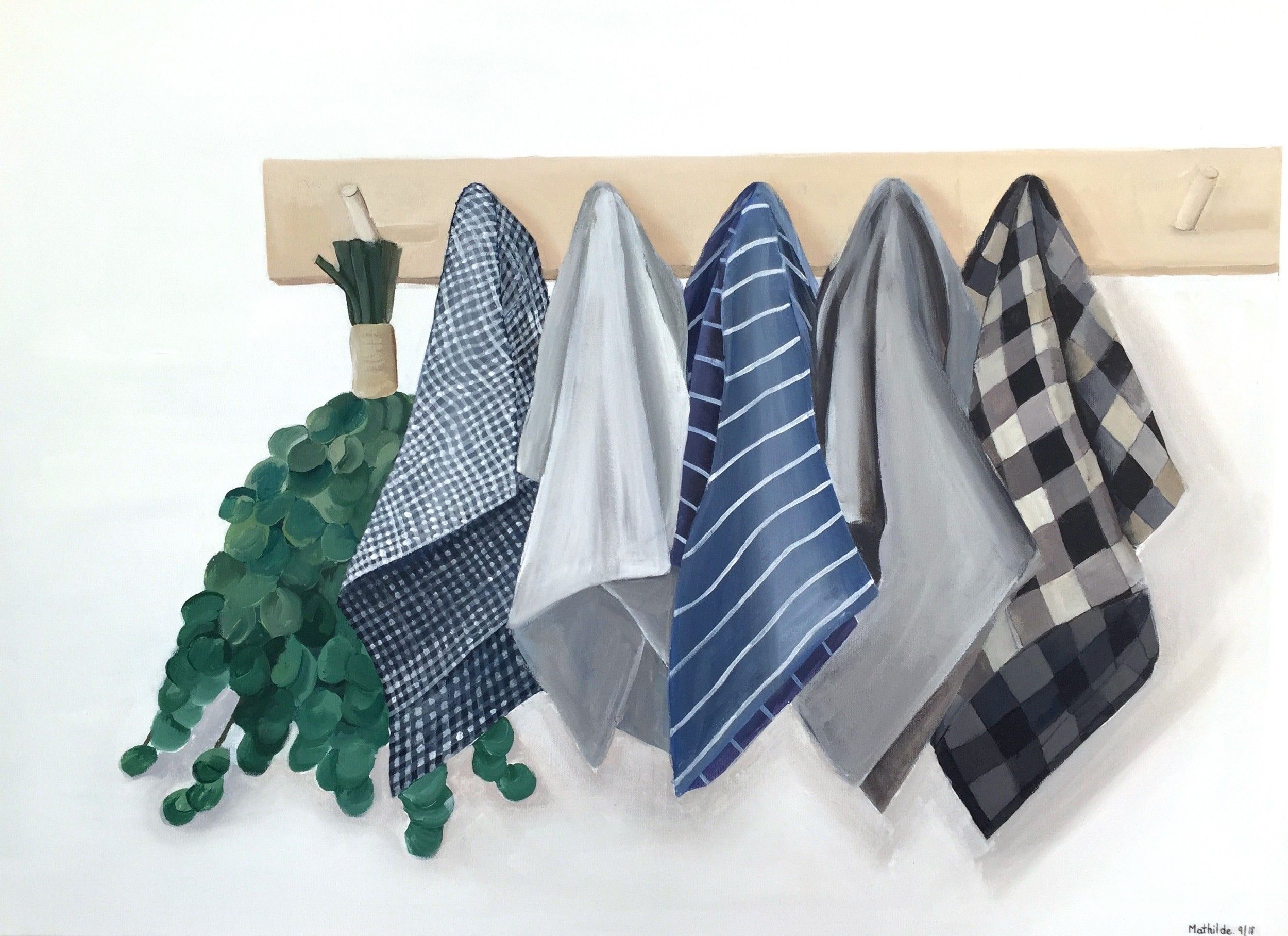 Teatowels and Eucalyptus