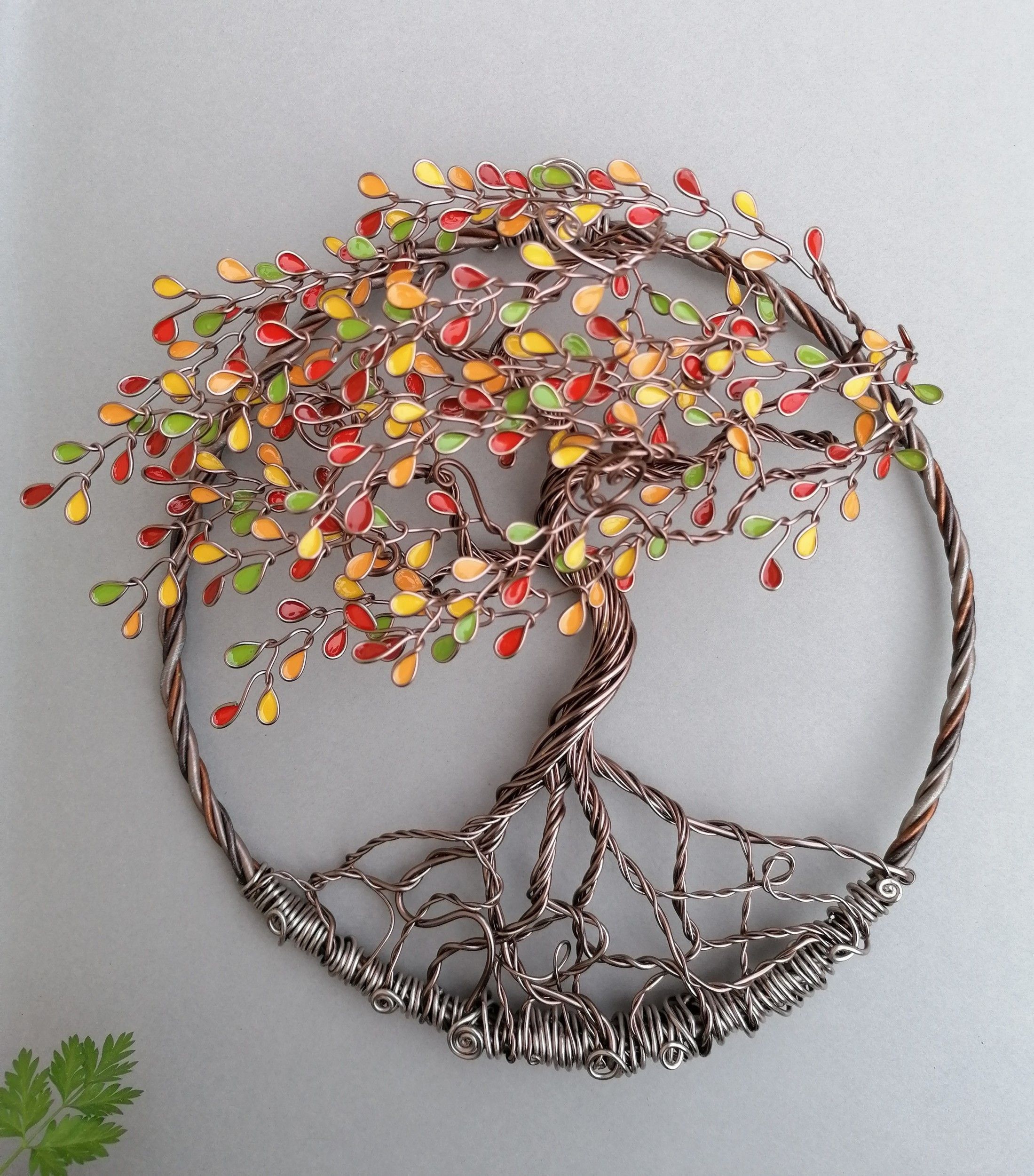 Arbre de vie en relief Création personnalisée Fil Marron clair L'Atelier des Créateurs Arbre de vie en relief Création personnalisée Fil Marron clair L'Atelier des Créateurs