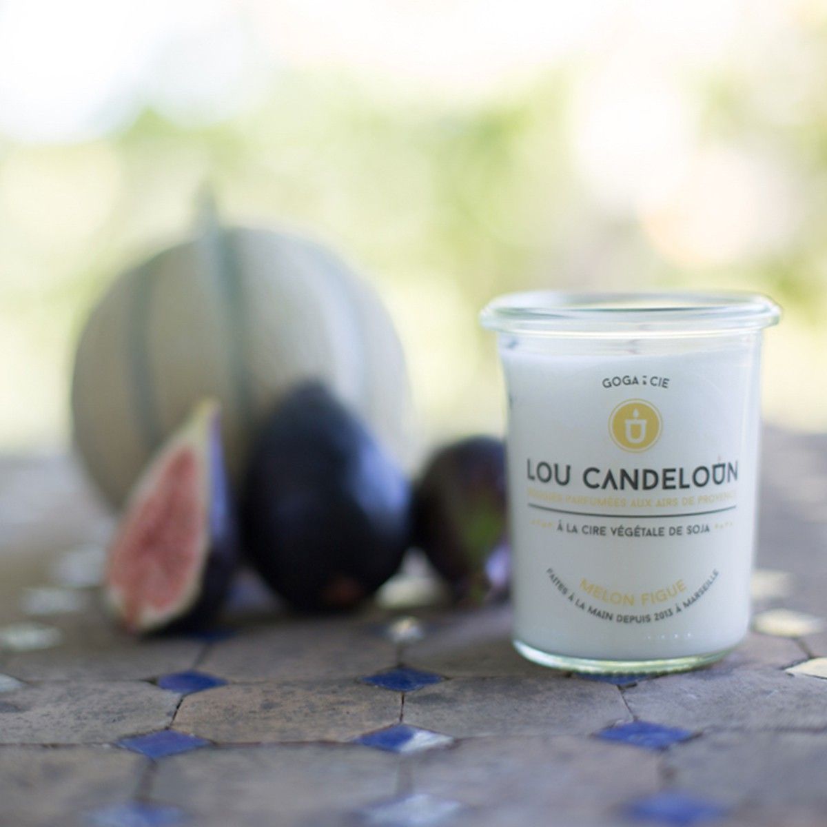 Bougie naturelle - Retour du marché : Melon Figue