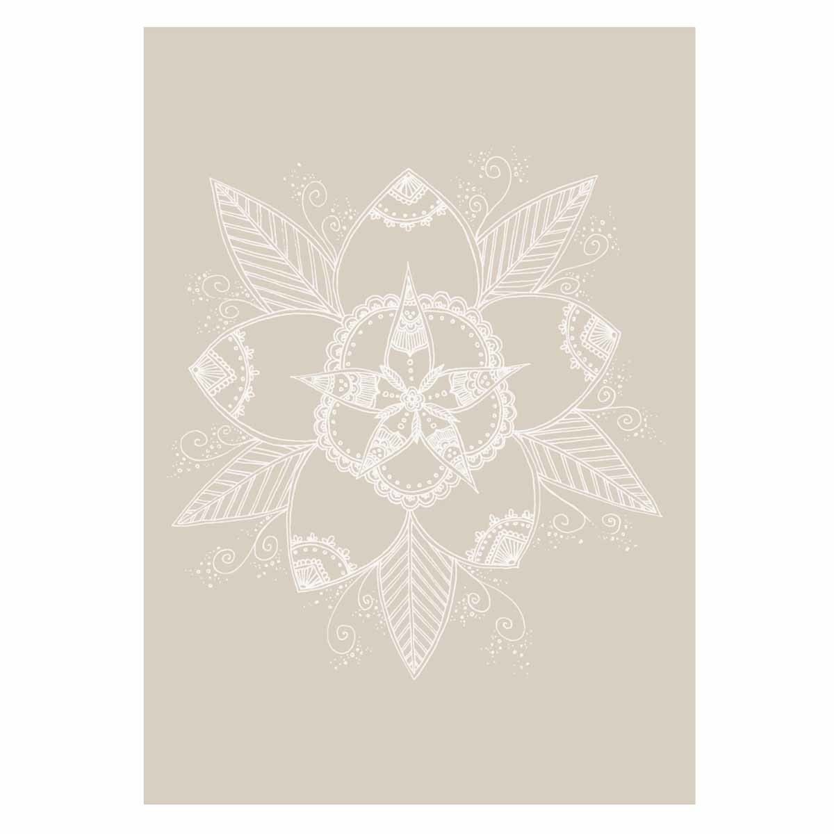 Carte Bohemian Mandala Flower