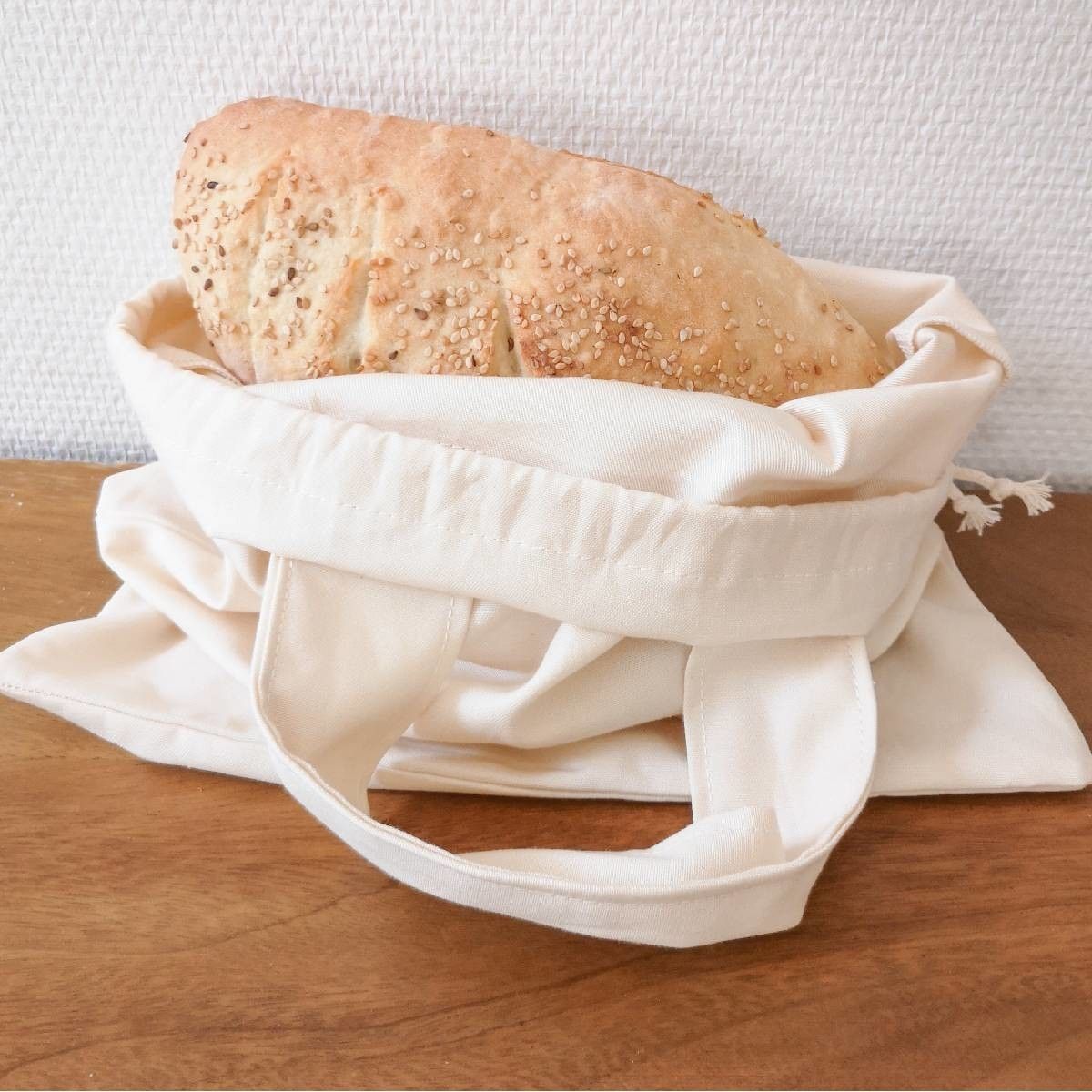 Sac à pain en coton bio