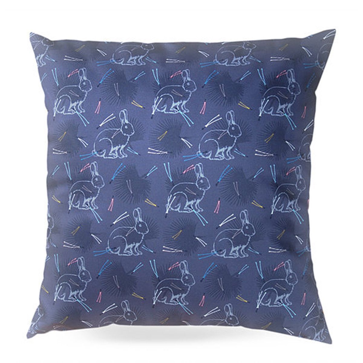 Coussin Bleu de Vienne 40x40 cm