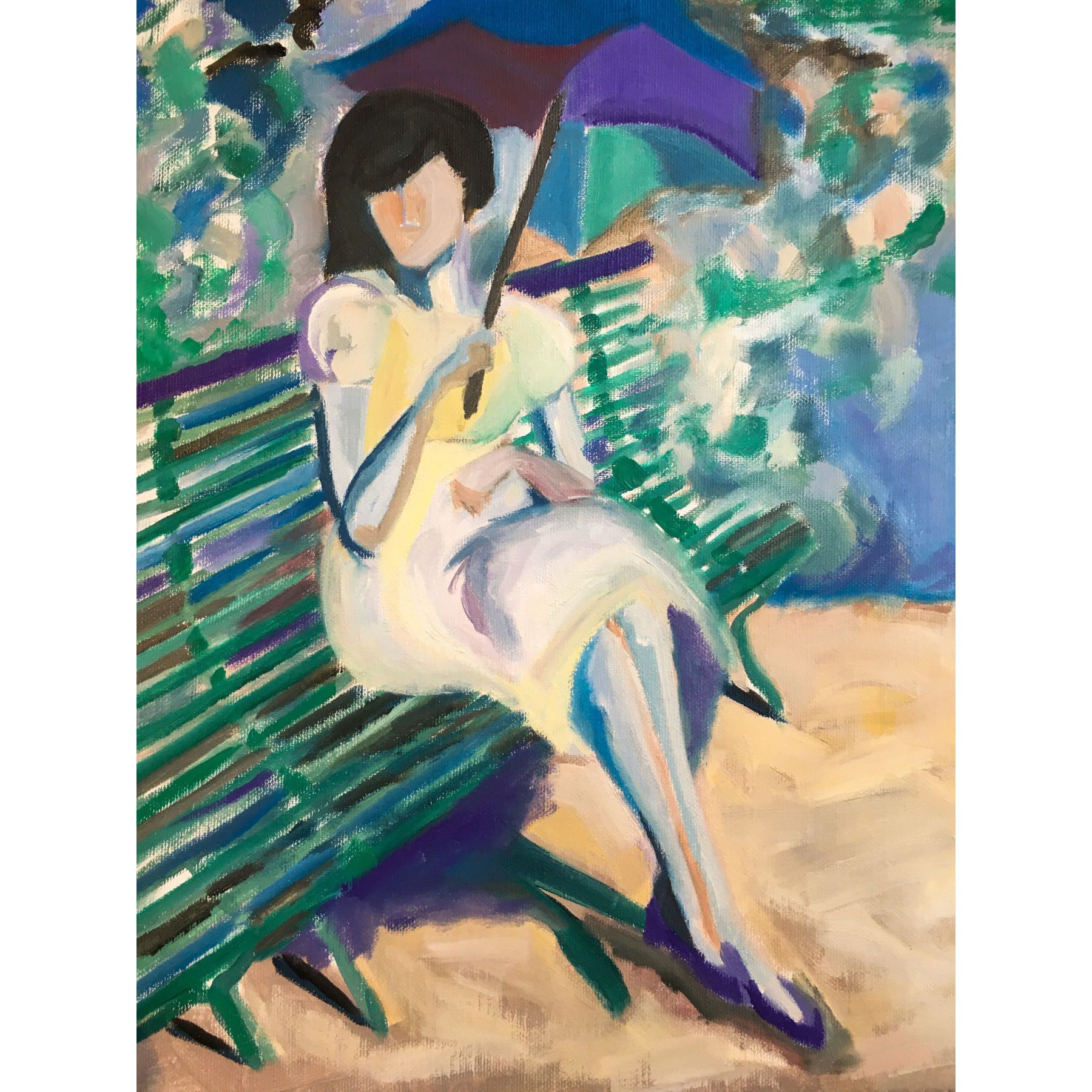 La Dame Au Parapluie