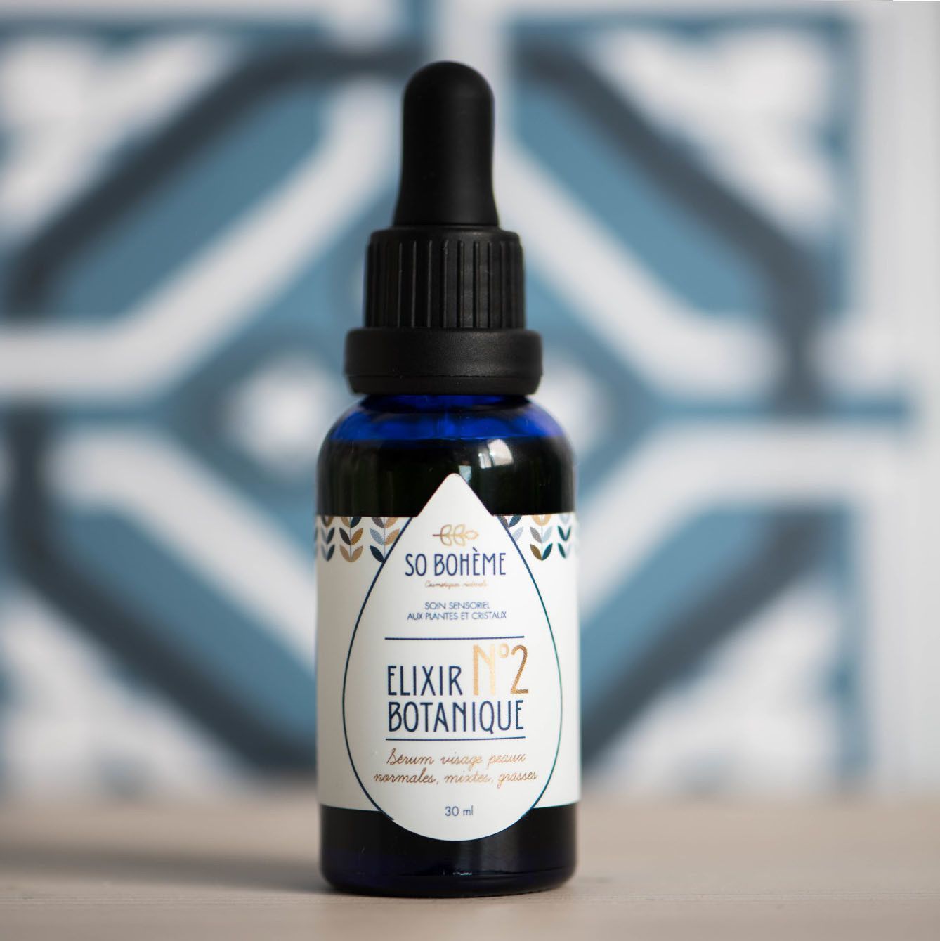 Sérum visage Elixir Botanique N° 2 Peau Mixte À Grasse, Boutons