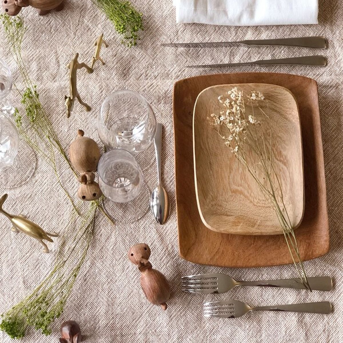 Assiette en bois OURO